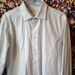 Aristotle's UOMO, Large, white collard dress shirt